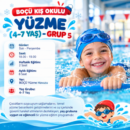 Yüzme (4–7 Yaş) – Grup 5
