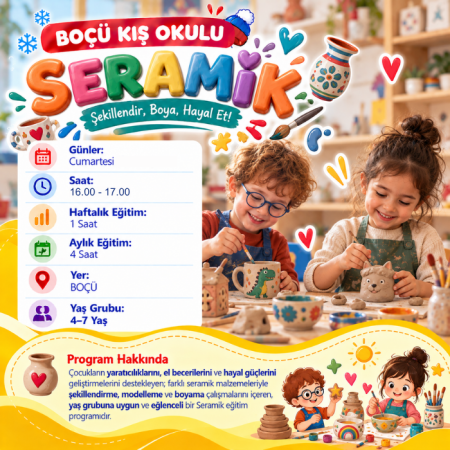 Seramik (4–7 Yaş) Grup 2