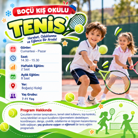Tenis (7-11 Yaş) Grup 1